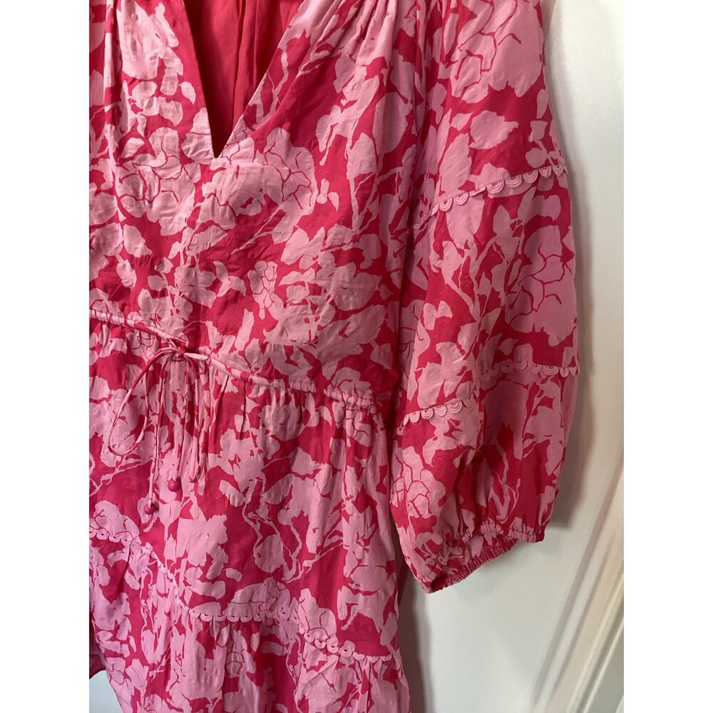 Tuckernuck Hyacinth house Matilda pink floral mini dress size small - Picture 4 of 13